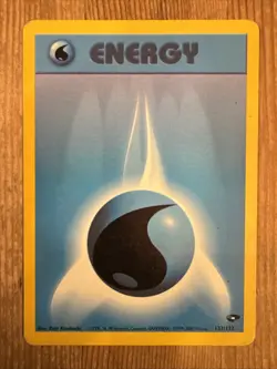 Water Energy - 132/132 - Pokemon Gym Challenge 2000 - Basic Energy Card DMG - Image 1