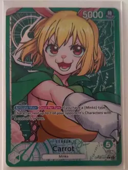 Carrot L OP08-021 Parallel English ONE PIECE Card Game Two Legends NM - Image 1