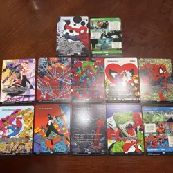 MTG SPIDER-MAN 12 Card Lot Of Reprint/Scene Cards. Venom, King in Black Inc!!! - Image 1