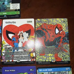 MTG SPIDER-MAN 12 Card Lot Of Reprint/Scene Cards. Venom, King in Black Inc!!! - Image 3