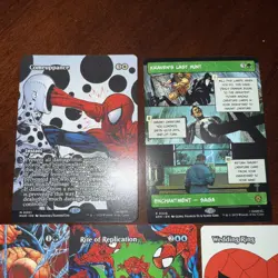 MTG SPIDER-MAN 12 Card Lot Of Reprint/Scene Cards. Venom, King in Black Inc!!! - Image 4