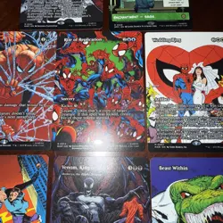 MTG SPIDER-MAN 12 Card Lot Of Reprint/Scene Cards. Venom, King in Black Inc!!! - Image 5