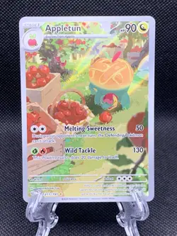Pokemon Cards Appletun 211/191 Illustration Rare Surging Sparks - (NM) - Image 1