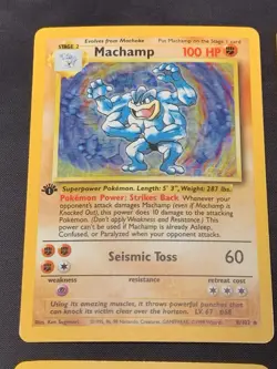 Vintage Holo Rare Pokemon Cards WOTC 1999 Base Set, Fossil, Jungle MP/HP Raichu - Image 2
