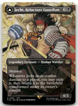 Jecht, Reluctant Guardian (Borderless) #363 MTG Final Fantasy FIN NM X1 - Image 1