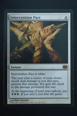 Magic The Gathering MTG INTERVENTION PACT Future Sight MP Moderately Played - Image 1