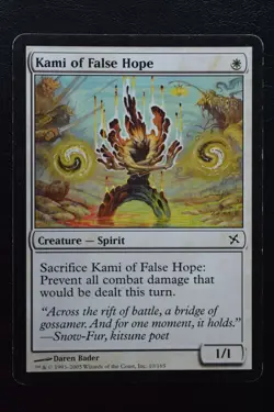Magic The Gathering MTG KAMI OF FALSE HOPE Betrayers of Kamigawa MP Played - Image 1
