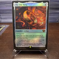 2023 The One Ring Prerelease FOIL Magic MTG Lord of the Rings LTR #246 - Image 1