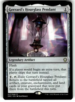 MTG Commander Dominaria United R Gerrard's Hourglass Pendant #017 NM - Image 1
