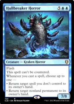 X 1 Hullbreaker Horror NM-M CLB 724 MTG Magic The Gathering - Image 1