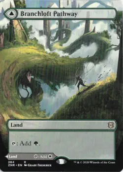 Branchloft Pathway (Borderless) R Zendikar Rising 284 NM - Image 1