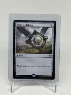1x Pearl Medallion NM-Mint, English Commander Masters MTG Magic - Image 1