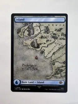 Island - FULL ART (#275) - MTG The Lord of the Rings: Tales of Middle-earth - NM - Image 1