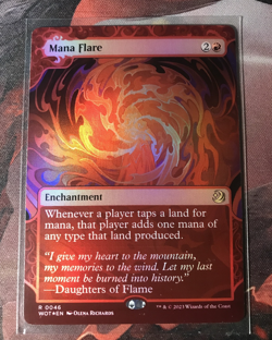 MTG Mana Flare FOIL Wilds of Eldraine Enchanting Tales WOE 0046 Rare NM - Image 1