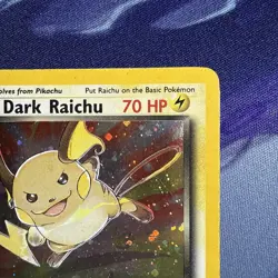 Dark Raichu 83/82 Team Rocket-Unlimited Edition Holo Pokemon LP - Image 3