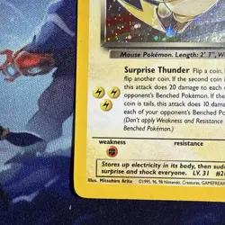 Dark Raichu 83/82 Team Rocket-Unlimited Edition Holo Pokemon LP - Image 5
