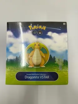 Pokemon TCG: Pokemon GO Premier Deck Holder Collection - Dragonite VSTAR SEALED 820650850790 - Image 1