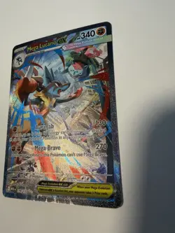2025 Pokemon Mega Lucario ex 179/132 Special Illustration Rare Mega Evolution - Image 2