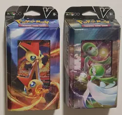 Pokemon TCG V Battle Decks Gardevoir V and Victini V Lot of 2 Decks Brand New - Image 1