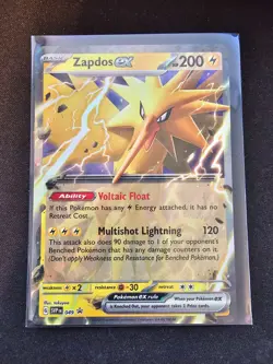 Zapdos ex SVP049 - Scarlet and Violet Promo - Pokemon TCG - (NM) - Image 1