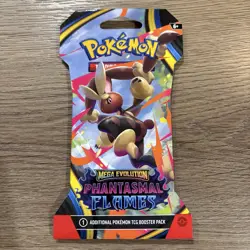 Pokemon TCG - PHANTASMAL FLAMES - Sleeved Booster Pack COMPLETE ART SET - 4Packs - Image 4