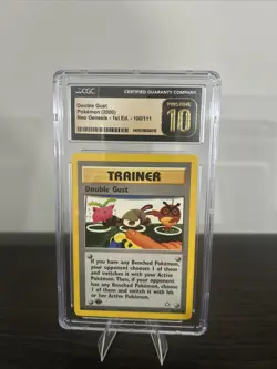 Double Gust 100/111 Pokemon Neo Genesis First Edition CGC PRISTINE 10 - Image 1