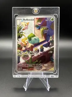 Bulbasaur 🌿 143/142 • Pokemon Stellar Crown Illustration Rare NM - Image 1