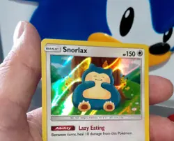 Snorlax 158/214 Holo Rare Sun & Moon Unbroken Bonds Pokemon TCG Rare Holo - Image 2