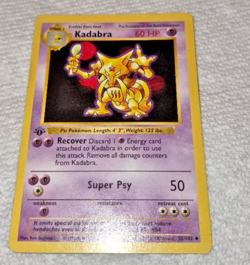Kadabra 032/102 Base Set (Shadowless) Regular 1st edition pokemon - Image 2