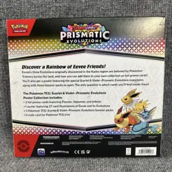 Pokemon TCG SV8.5 Prismatic Evolutions Poster Collection Box Factory Sealed - Image 2