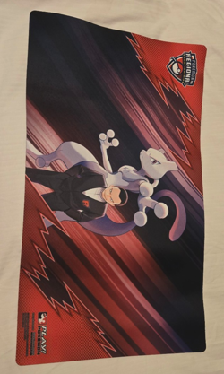 Pokemon Team Rocket's Giovanni & Mewtwo Play Mat Playmat Pittsburg Regionals New - Image 1