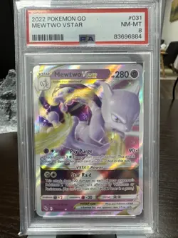 Mewtwo VSTAR 031/078 Pokemon GO Holo PSA 10 - Image 1
