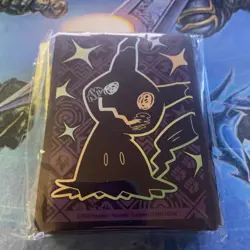 Mimikyu Pokemon TCG Paldean Fates Elite Trainer Box ETB Sleeves New/Sealed 65pc - Image 1