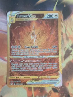 Carte pokemon Arceus Vstar full art Gold GG70/GG70 PCA 9 zenith supreme FR - Image 1