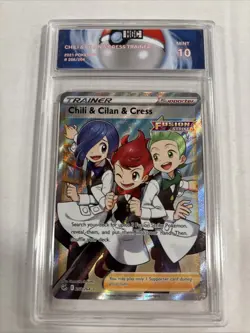2021 Pokemon Chili & Cilan & Cress Trainer #258 HGC 10 (sb2) - Image 1