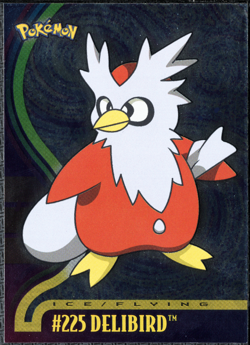 2001 topps Pokemon Johto League Champions Holo Foil #225 Delibird - Image 1