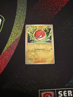 Pokemon TCG Voltorb Professor Program Rev HOLO 151 Completion Chase 100/165 - Image 1