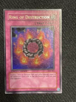 Yu-Gi-Oh! TCG Ring of Destruction IOC-SE3 Limited Edition Ultra Rare - Image 1