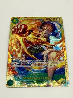 Monkey.D.Luffy SEC OP13-118 Carrying On His Will Foil One Piece Card Game - Image 1