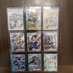 Pokemon Trainer Full Art Mixed 9 Card Lot - Image 1