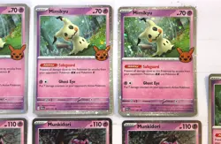 Lot of 6 Pokemon Cards, 2024 Munkidori, Mimikyu - Image 3