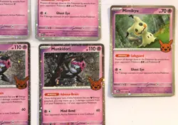 Lot of 6 Pokemon Cards, 2024 Munkidori, Mimikyu - Image 4