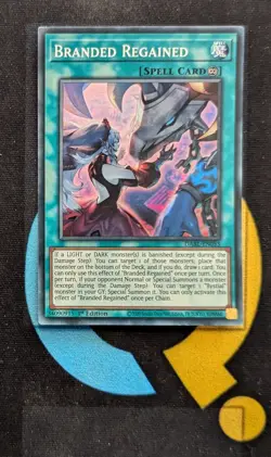DABL-EN053 Branded Regained Super Rare 1st Edition YuGiOh Card - Image 1