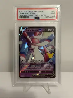 Dark Sylveon v SWSH134 SWSH: Sword & Shield Promo Cards Holo MINT PSA 9 - Image 1