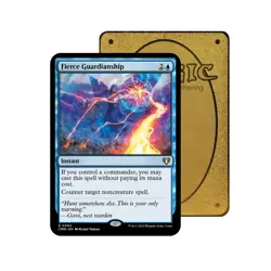 Fierce Guardianship Metal Orica Card - Magic the Gathering - Image 1