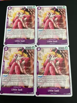 One Piece TCG OP11 OP11-063 Little Sadi X4 Play Set Trading Card - Image 1