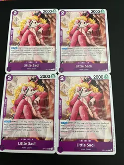 One Piece TCG OP11 OP11-063 Little Sadi X4 Play Set Trading Card - Image 2