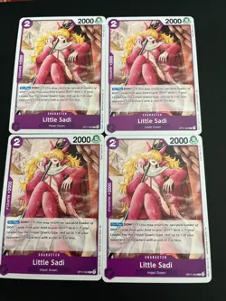 One Piece TCG OP11 OP11-063 Little Sadi X4 Play Set Trading Card - Image 3