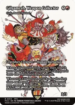 ~ Gilgamesh, Weapon Collector - Godo, Bandit Warlord (Showcase) ~ NM ~ ~ MTG ~ - Image 1