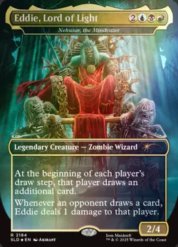 3 Secret Lair Iron Maiden Cards Nekusar The Mindrazer, Mindcrank, & IM Foil - Image 1